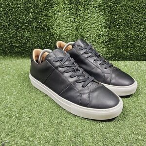 Greats Brooklyn The Royale Black Leather Casual Low Top Sneakers Mens 9.5